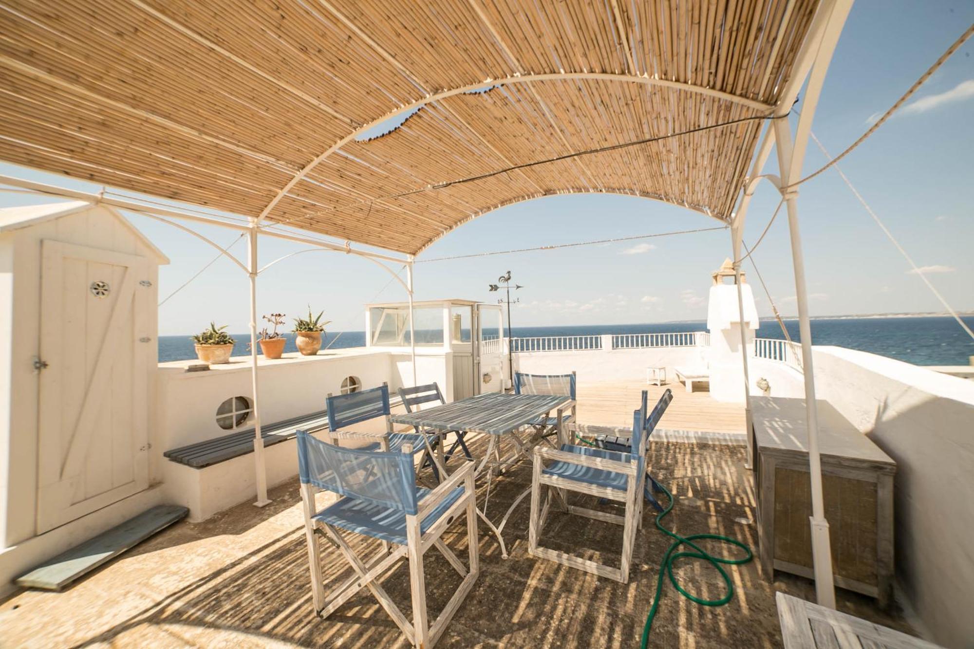 4 Balconi House-San Gregorio Palazzo Unico Vista Mare Villa Gallipoli Bagian luar foto